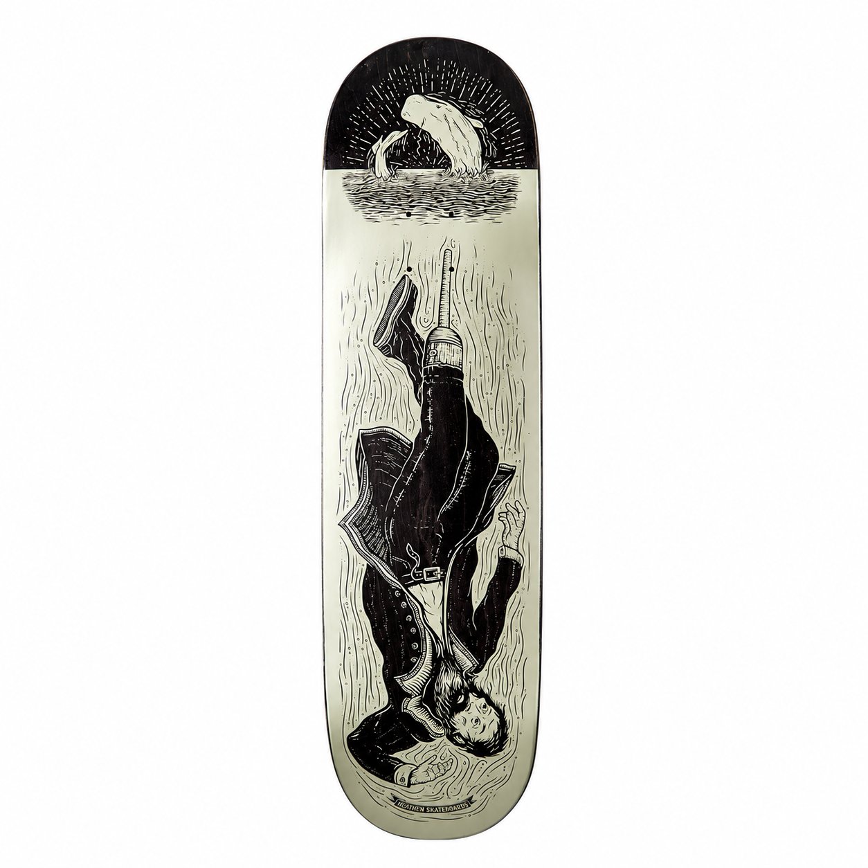 Heathen Ahab Drowning Metallic on Squarehead deck