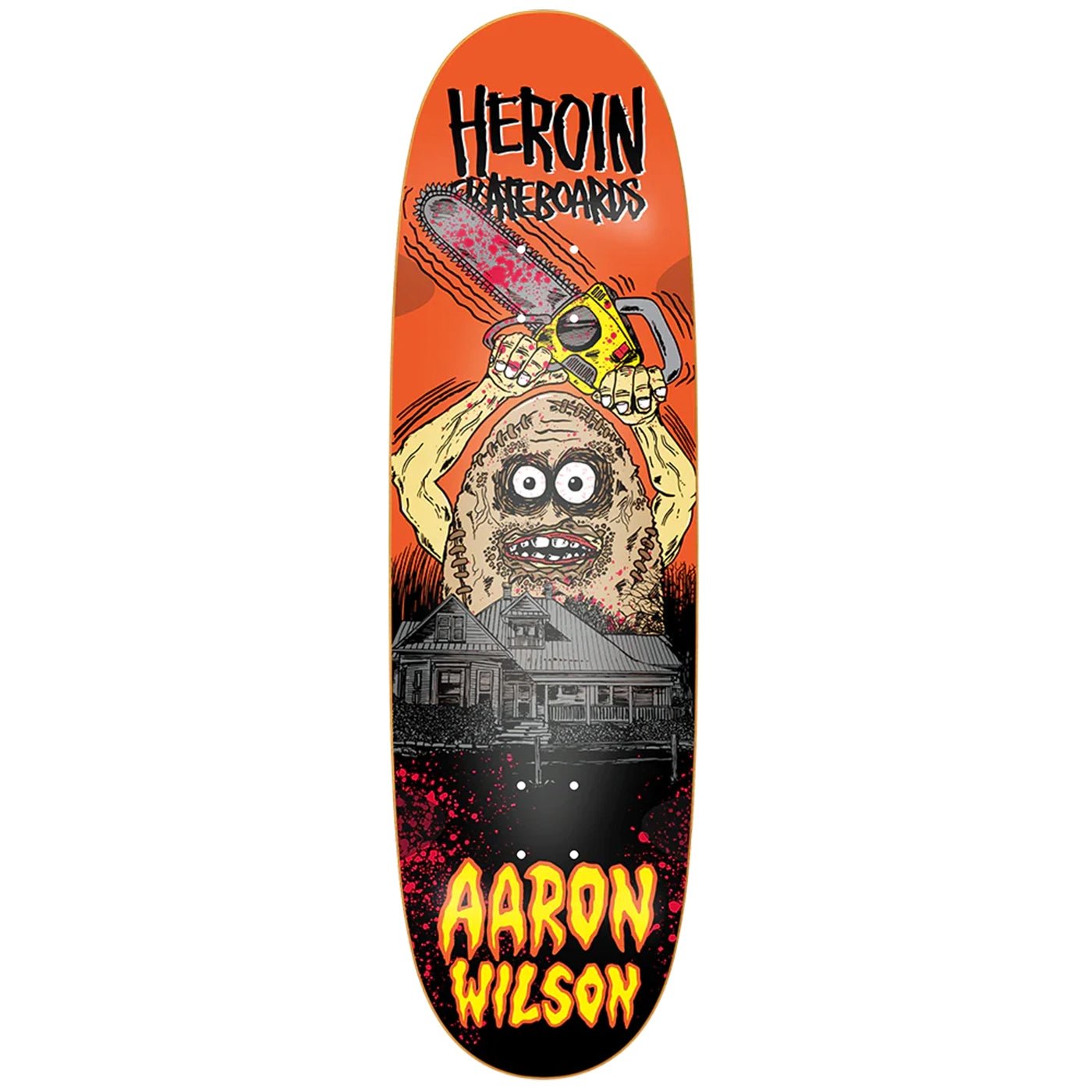 Heroin Aaron Wilson Chainsaw Egg Symmetrical deck