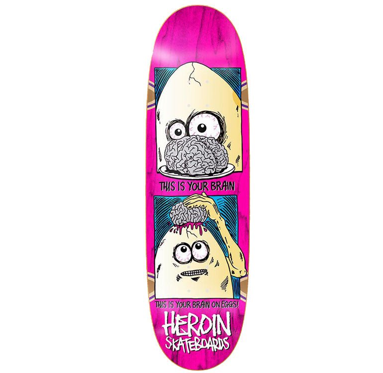 Heroin Brain On Eggs (Pink Stain) deck