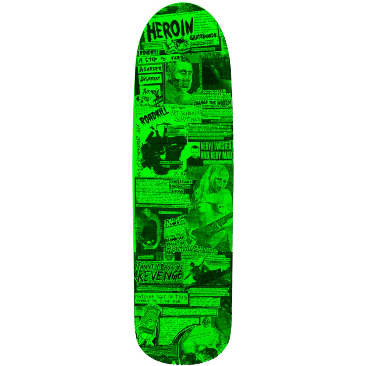 Heroin Craig Questions Zine deck