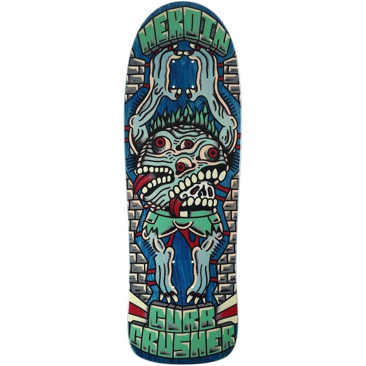 Heroin Curb Crusher x Crawe deck