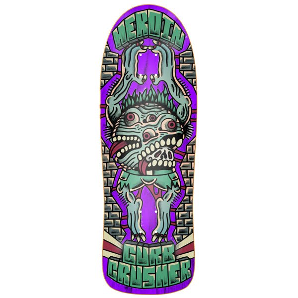 Heroin Curb Crusher XL x Crawe deck