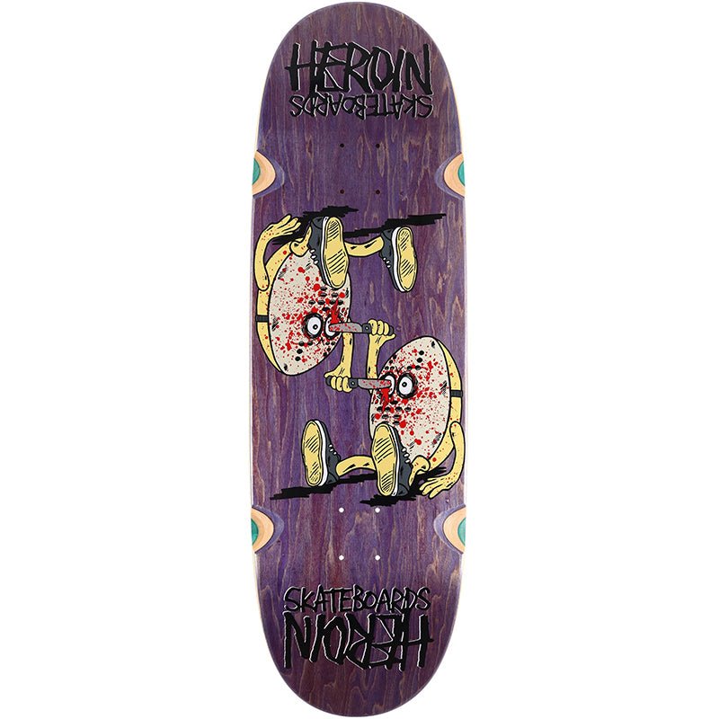 Heroin Curb Killer 3 Symmetrical Razor Edge Shape - (Egg Shape) deck