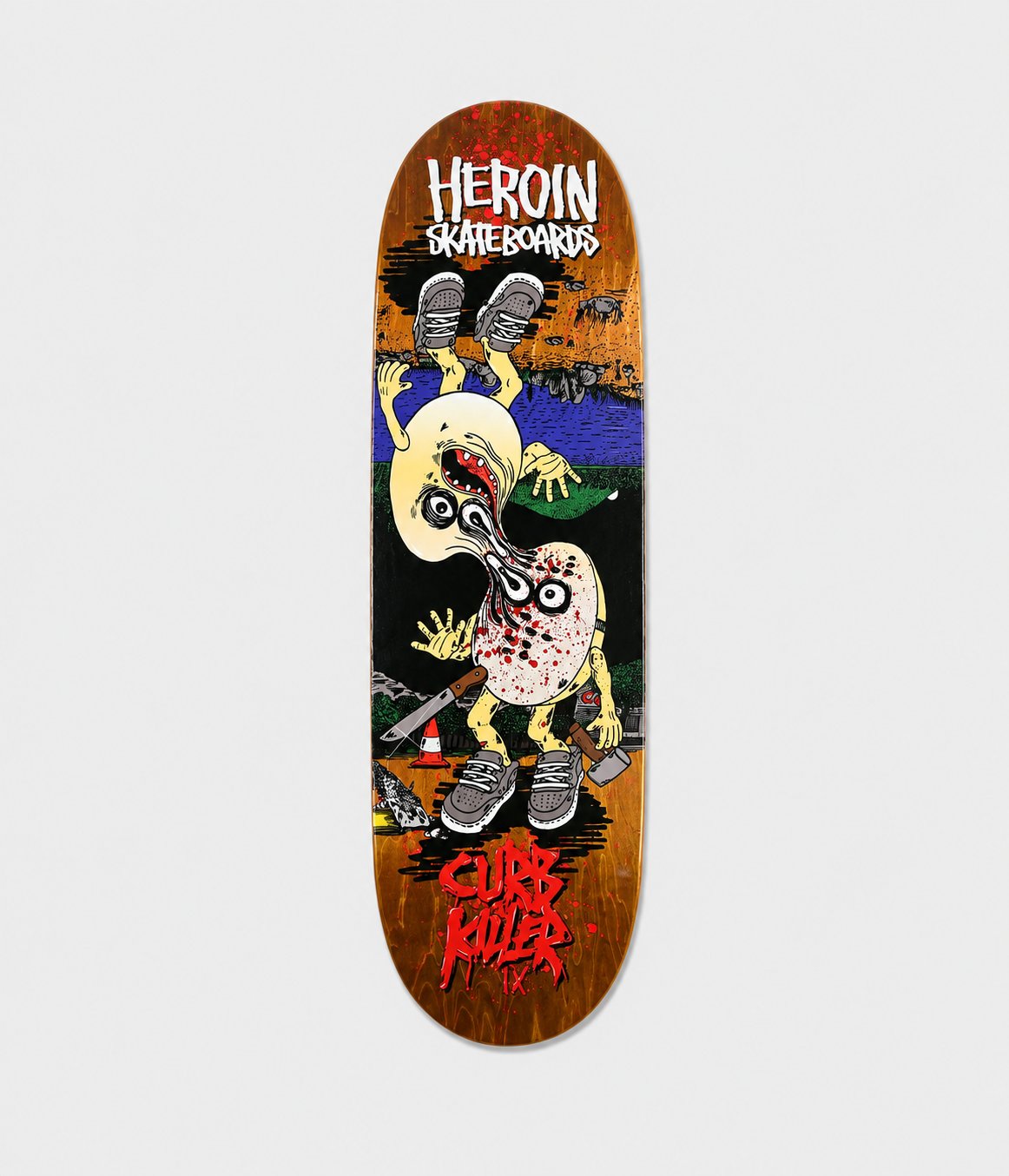 Heroin Curb Killer Merged Razor Egg deck
