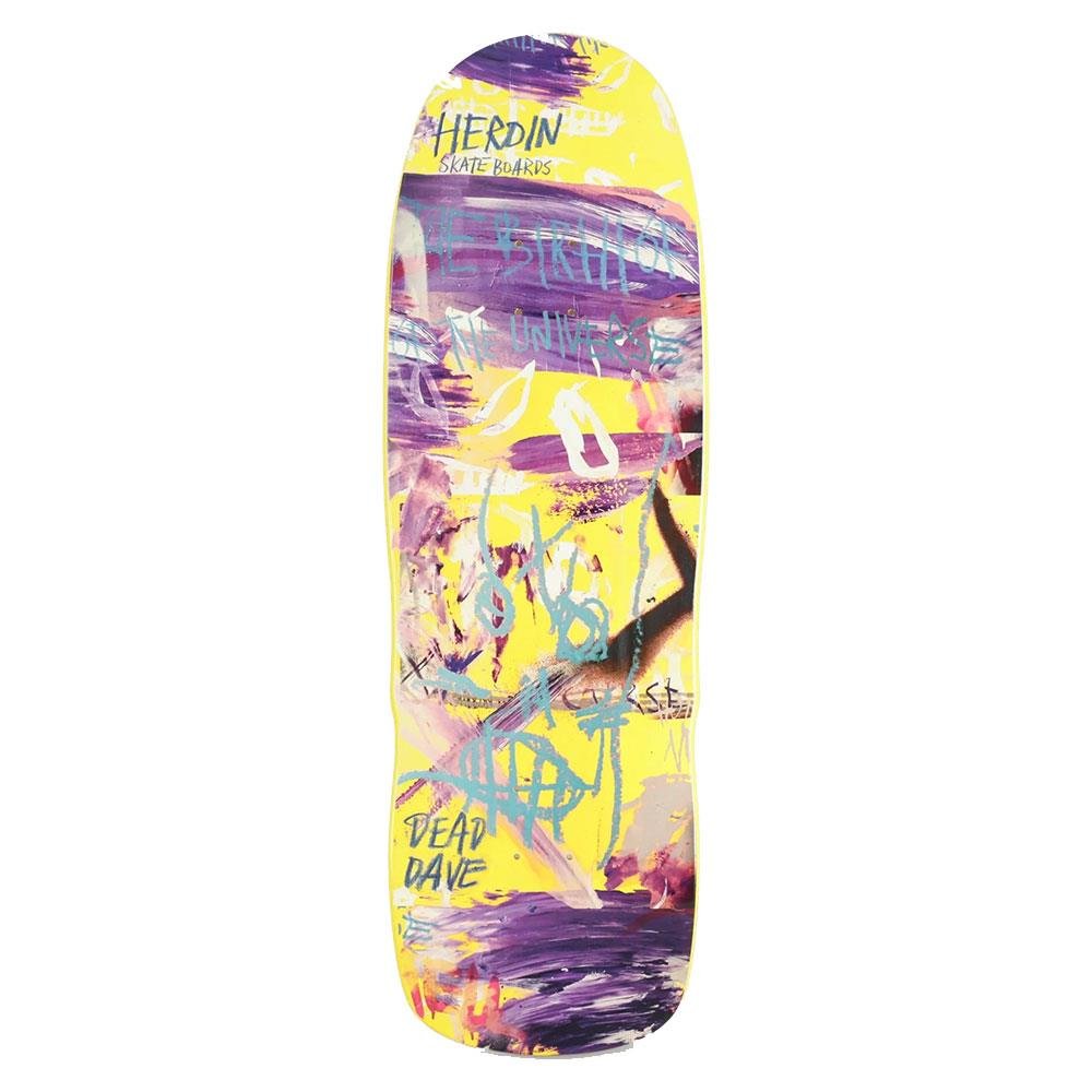Heroin Dead Dave Painted (Shaped) deck