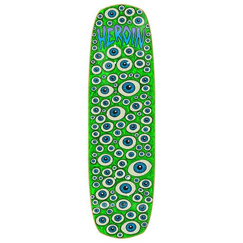 Heroin Double Shovel Eyes (Green) deck