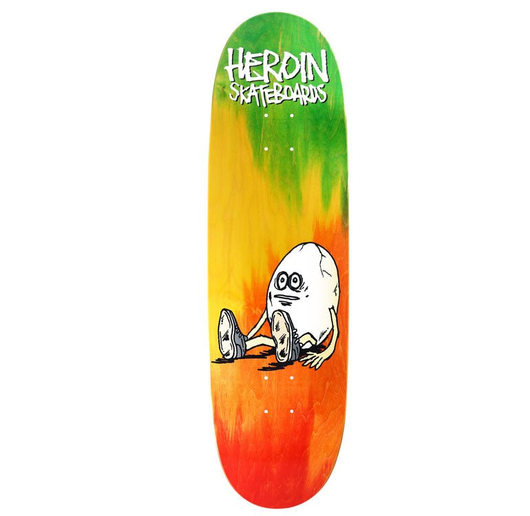 Heroin Rainbow Egg - (Rainbow Woodstain) deck