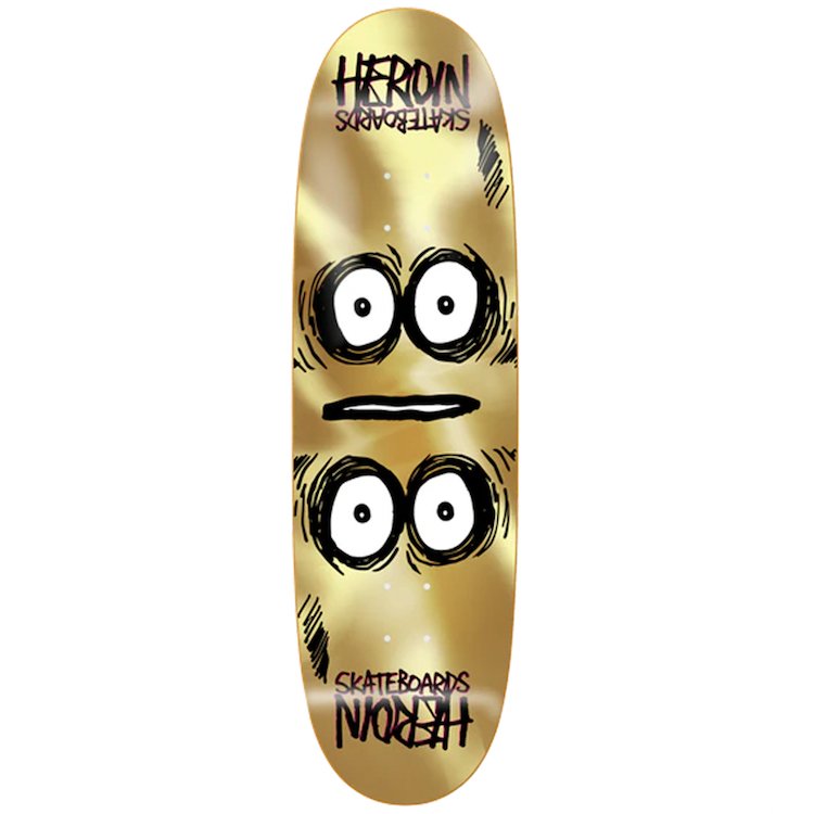Heroin Razor Edge Symmetrical Egg (Gold) deck