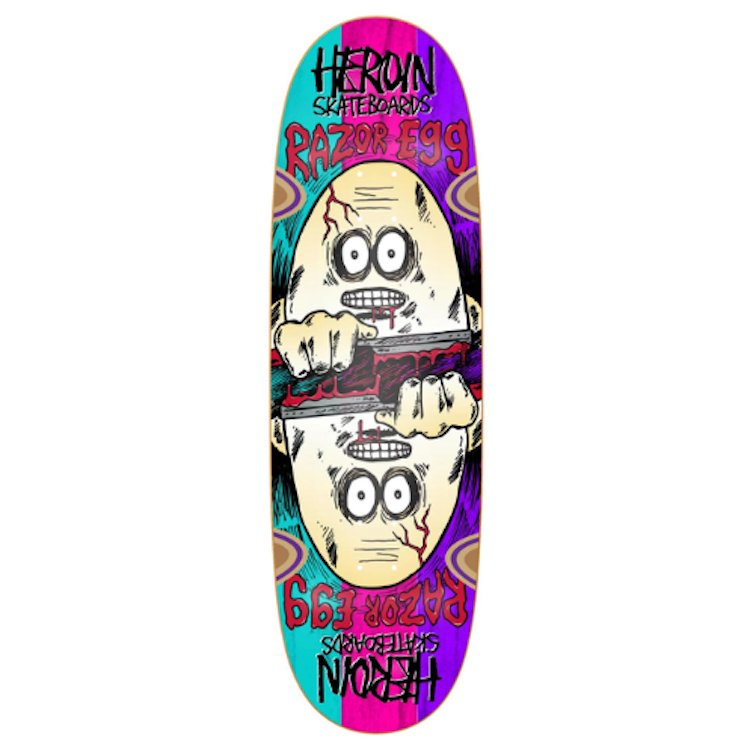 Heroin Razoregg Symmetrical Spliced deck