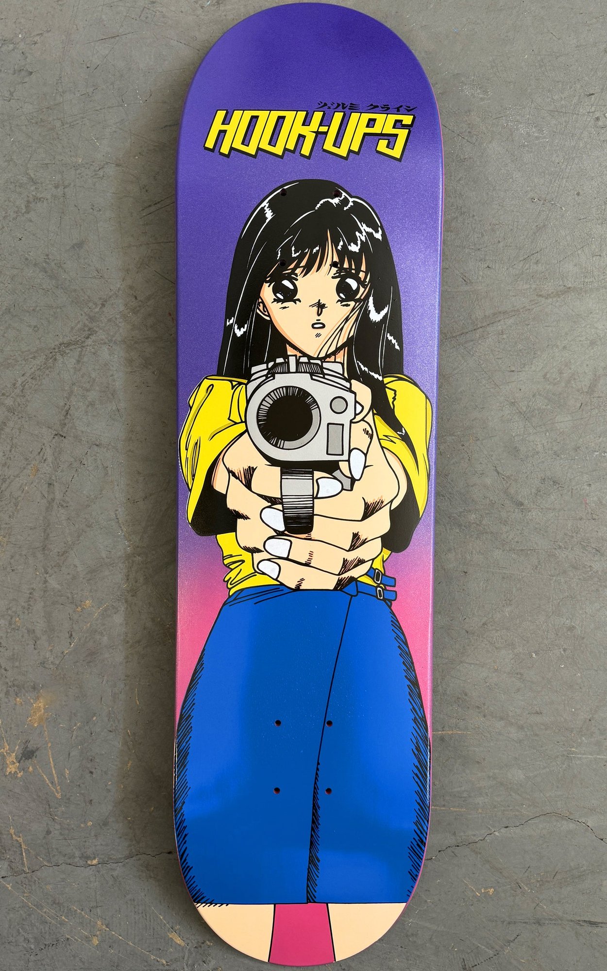Hook-Ups Barrel of a Gun (Purple/Pink) deck