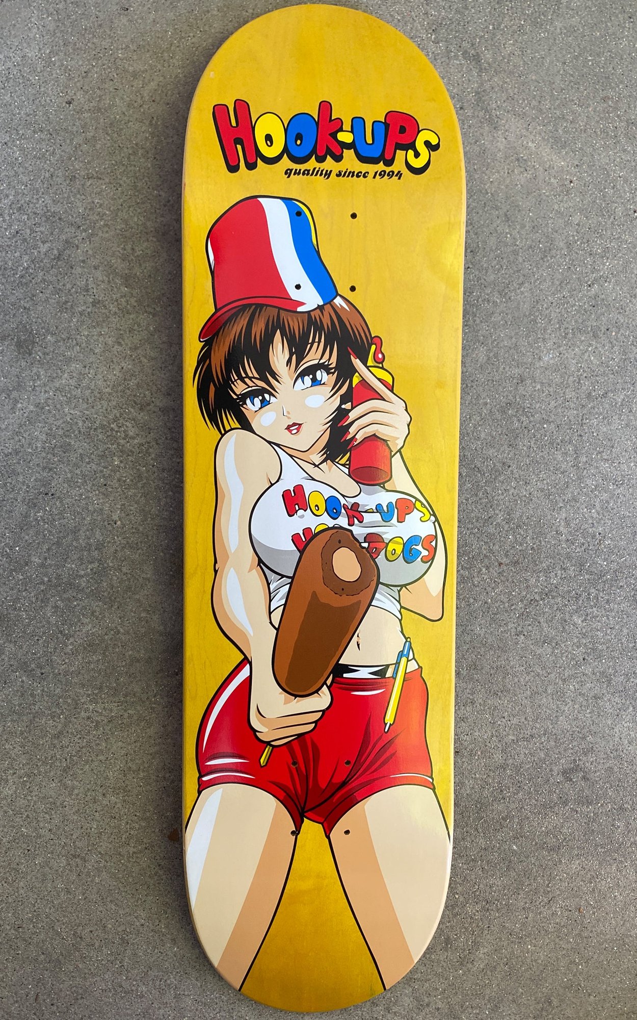 Hook-Ups hot dogs deck
