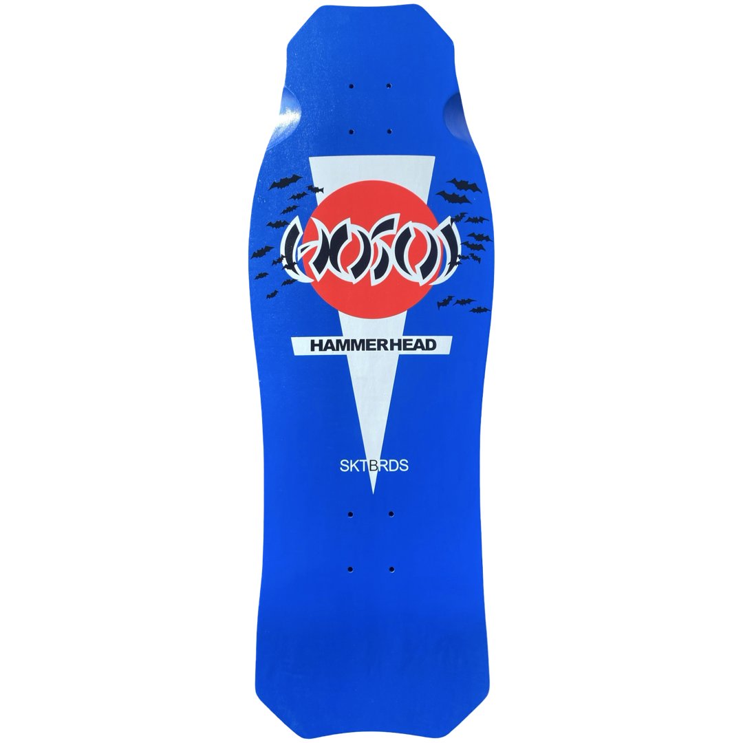 Hosoi O.G. Hammerhead Halloween Bats Royal (Blue) deck