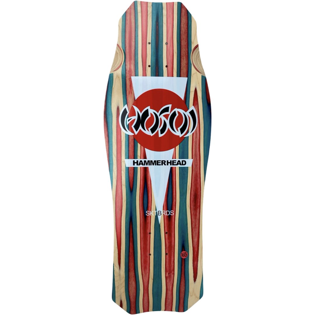 Hosoi O.G. Hammerhead Patriotic Swirl #165 deck