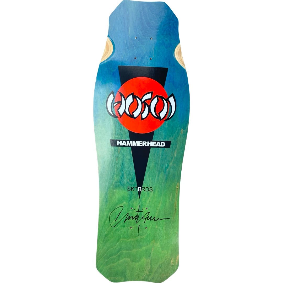 Hosoi O.G. Hammerhead Two Tone (Blue/Green Stain) deck