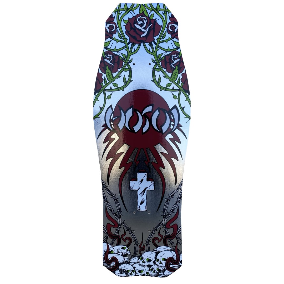 Hosoi Skull N' Roses OG Hammerhead Colorway deck