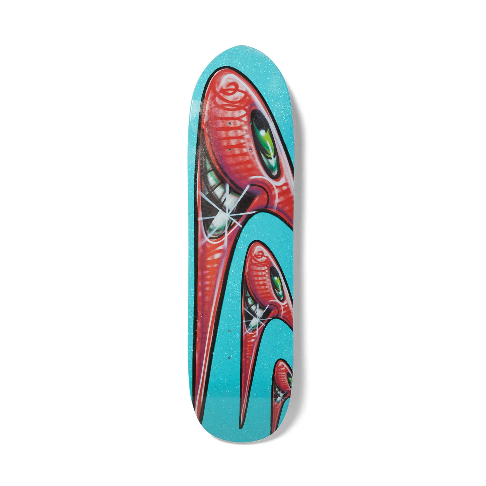 HUF Kenny Scharf Karbombz! Teal Cruiser deck