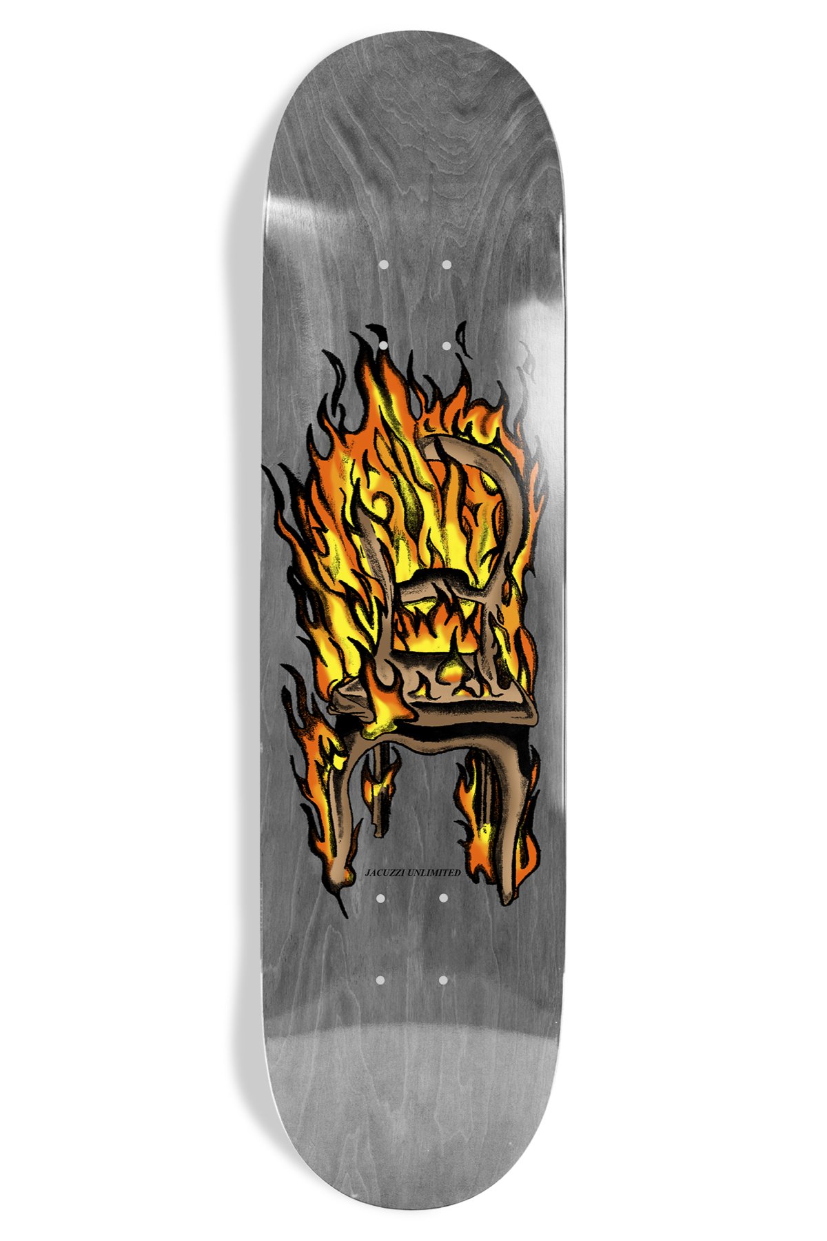Jacuzzi Chair on Fire Twin Tail art EX7 deck