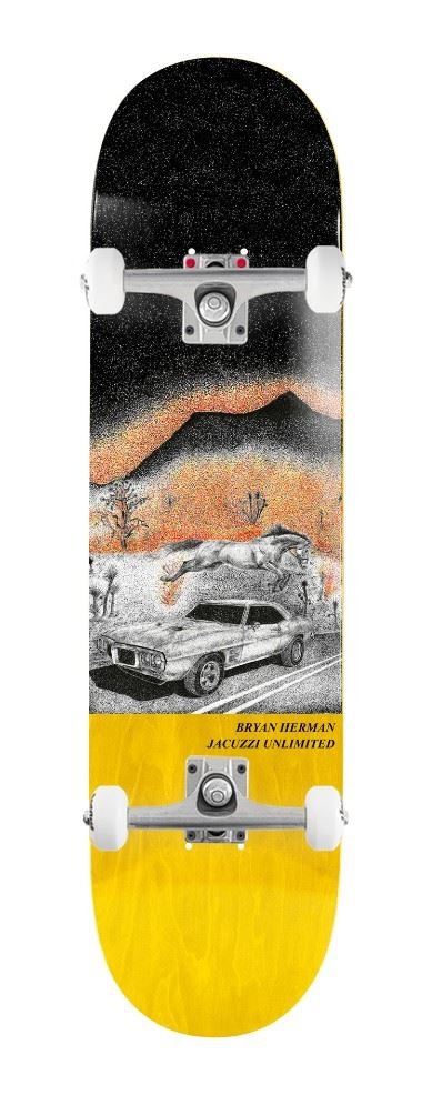 Jacuzzi Bryan Herman Guest Board Fire Bird EX7 (Yellow) deck