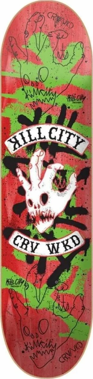 Kill City CRV WKD Red Stain deck