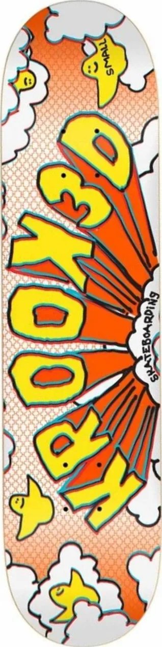 Krooked 3D Logo deck