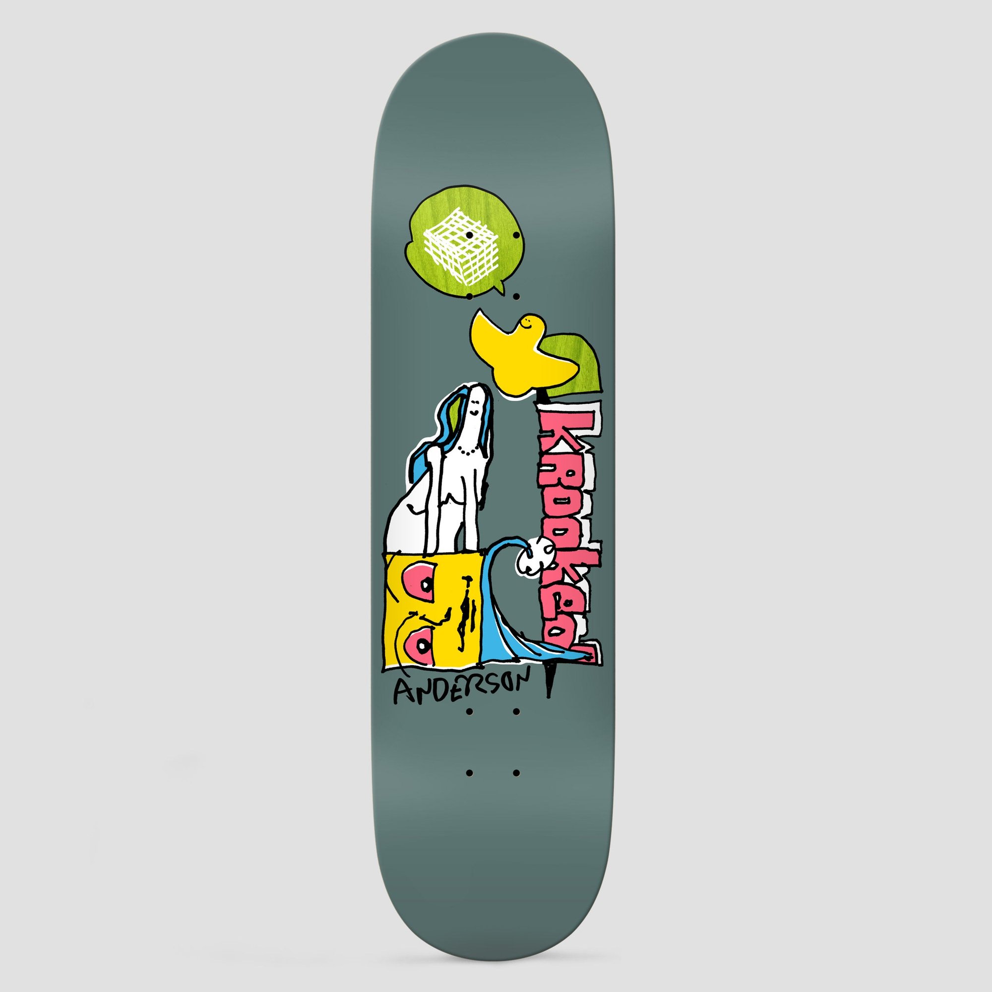 Krooked Anderson Hatter Grey deck