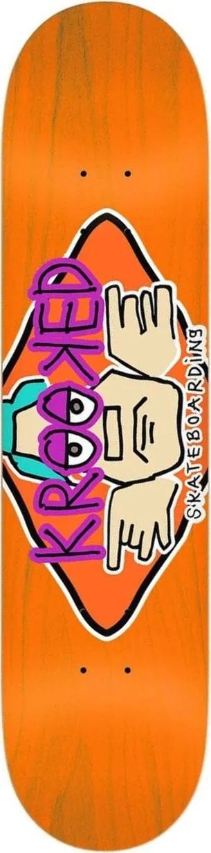 Krooked Arketype (Orange Stain) deck