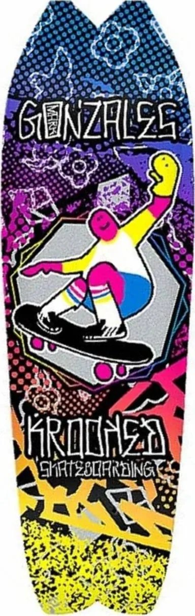 Krooked Mark Gonzales Shred Sled deck