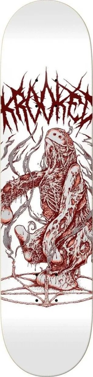 Krooked Necro Schmoo (White/Burgundy) deck
