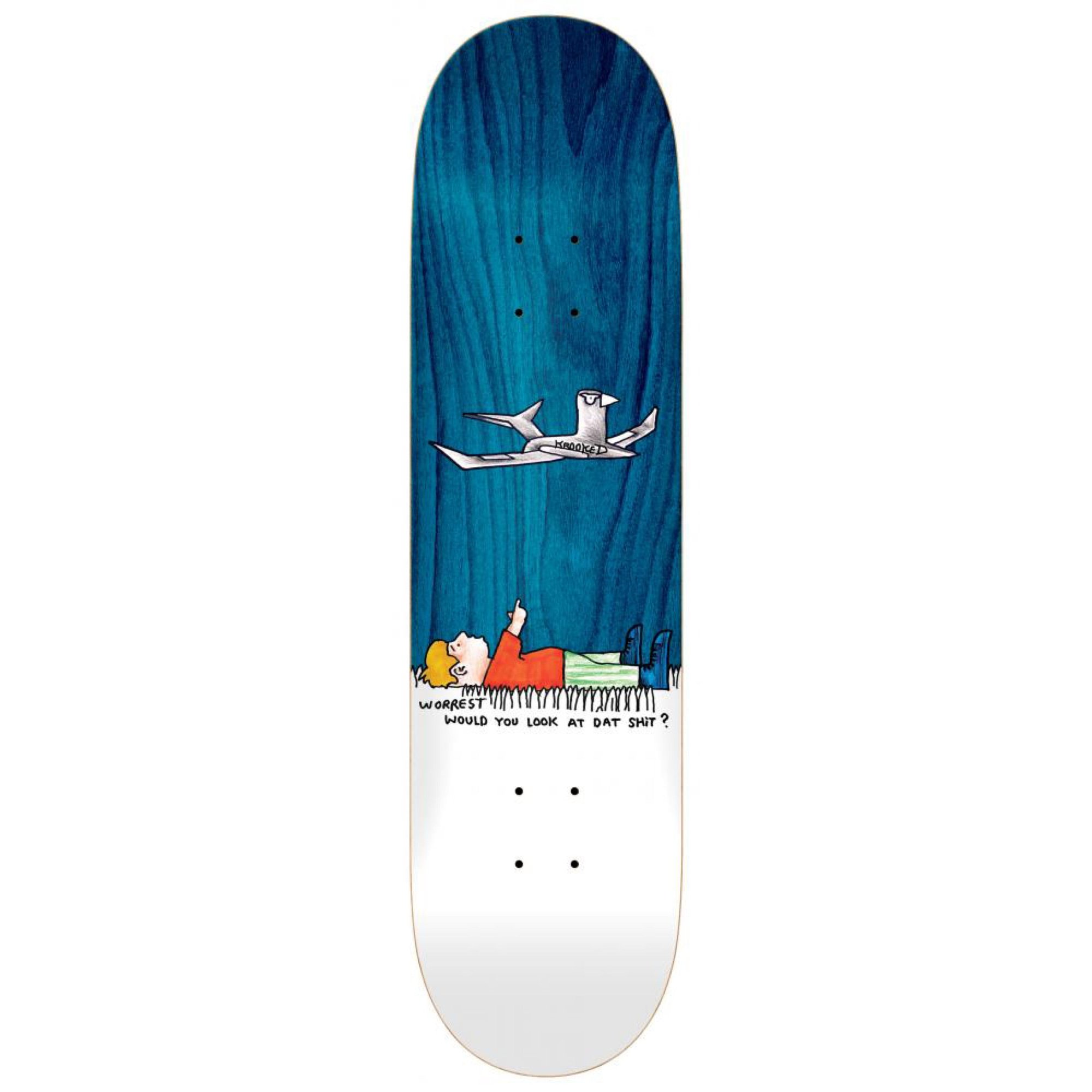 Krooked Worrest Would Twin Tail Slick deck