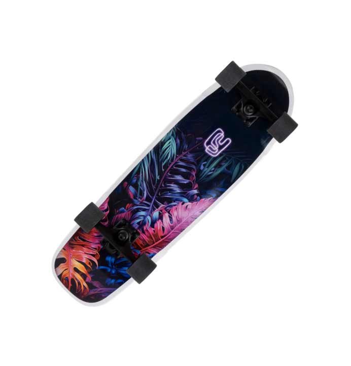 Landyachtz Dinghy Blunt Tropical Night Cruiser Board deck