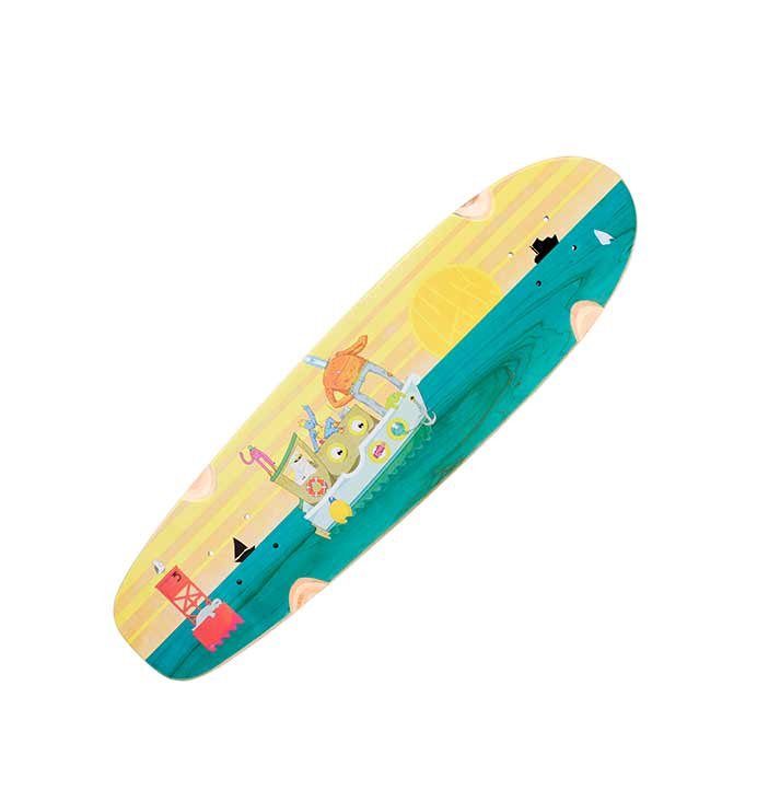 Lush Fuel Boat Mini Cruiser deck