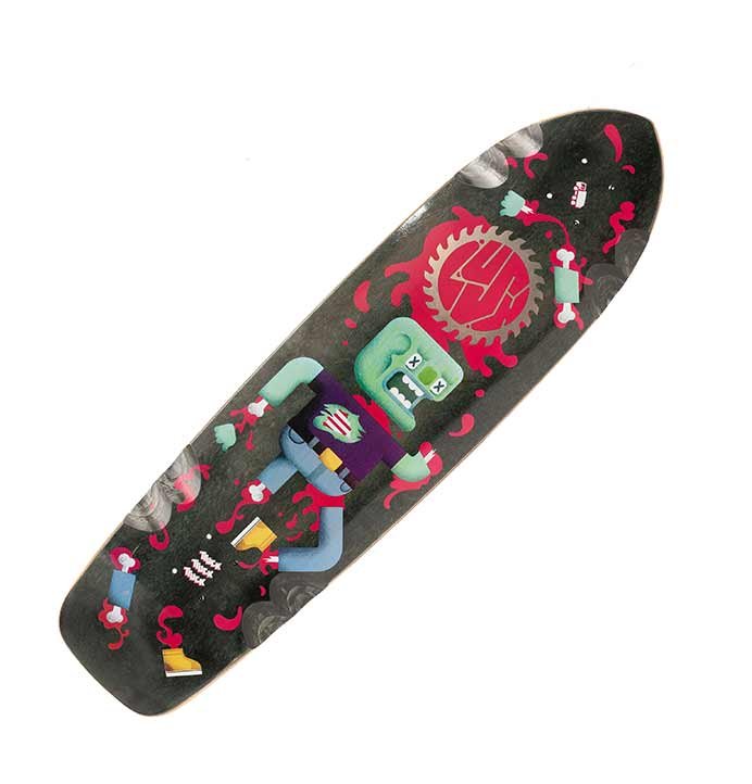 Lush Throttle Short Longboard deck