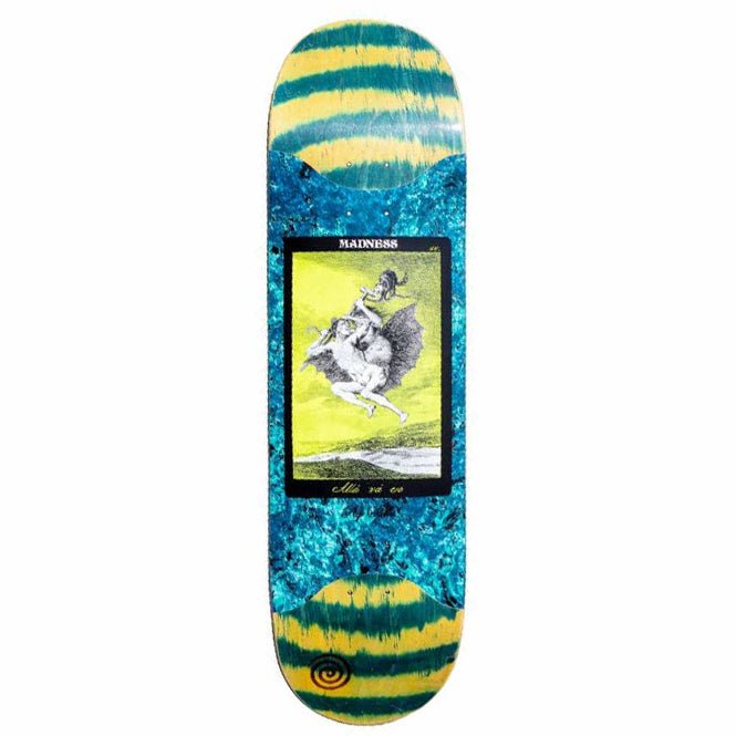 Madness Alla Popsicle R7 Rip Slick (Green Swirl) deck