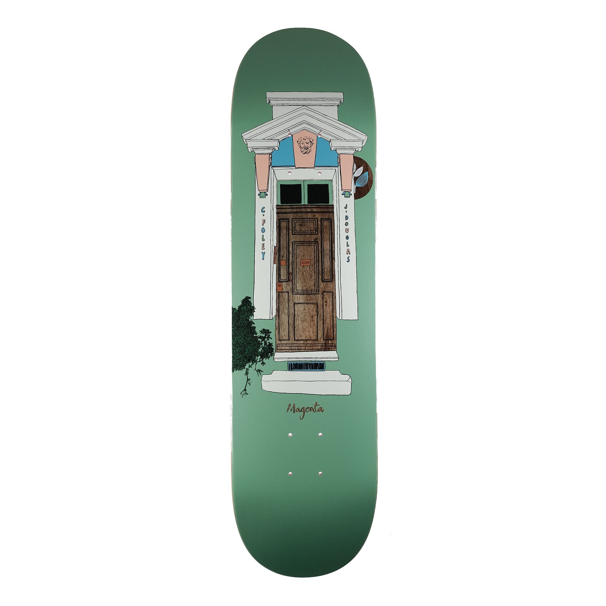 Magenta Ben & Glen Door deck