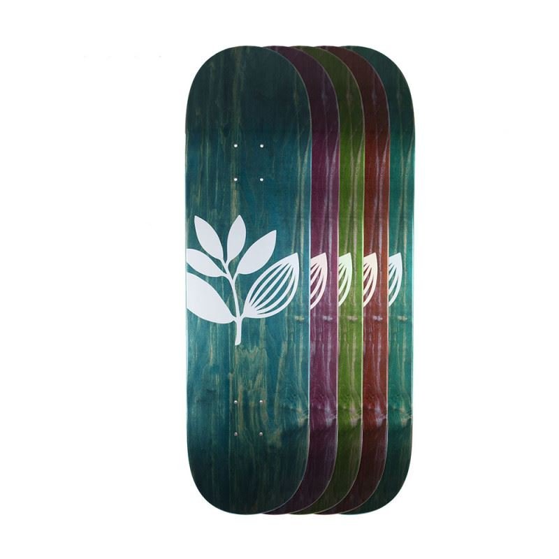 Magenta Big Plant Team Wood deck