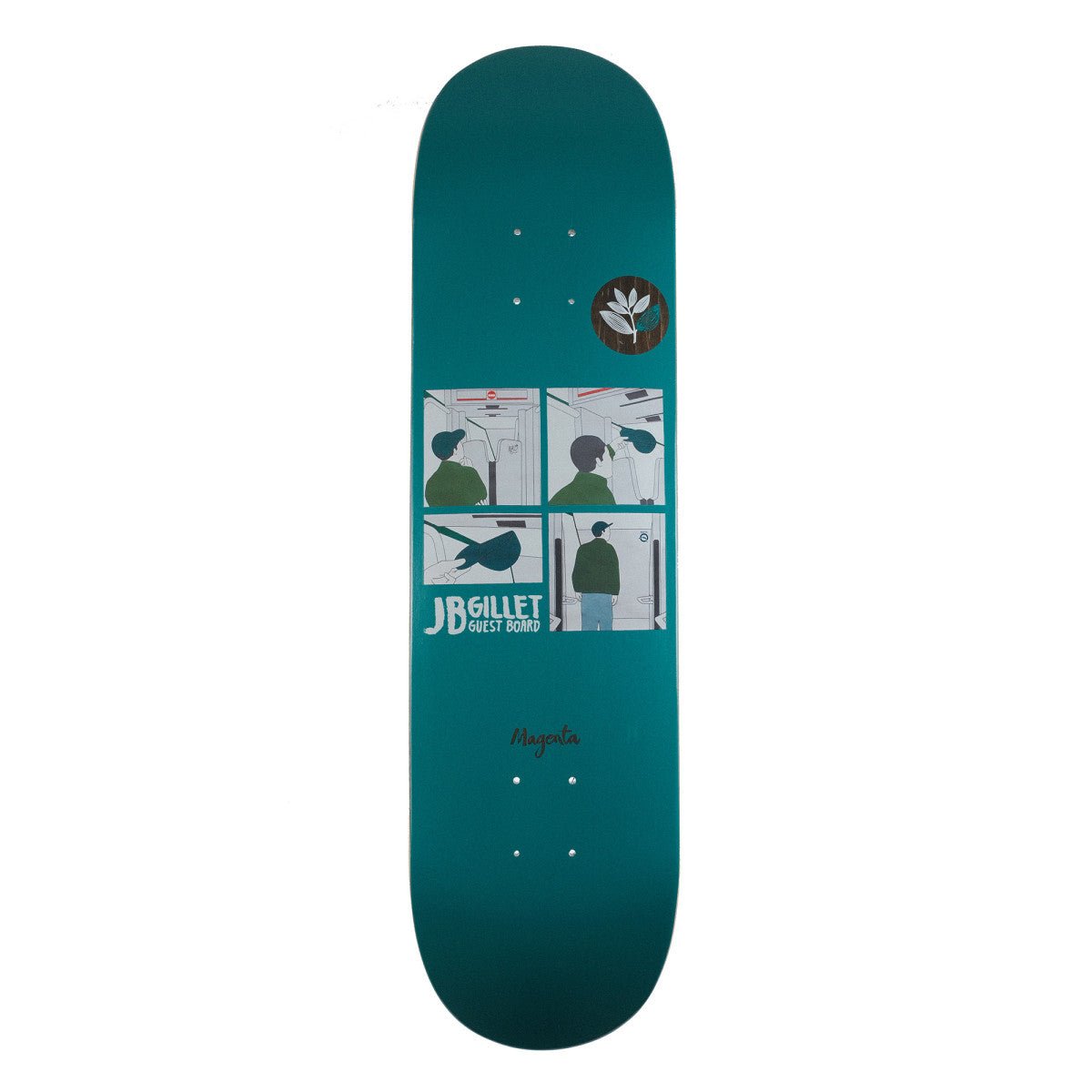Magenta JB Gillette Guest Board Metro Series deck