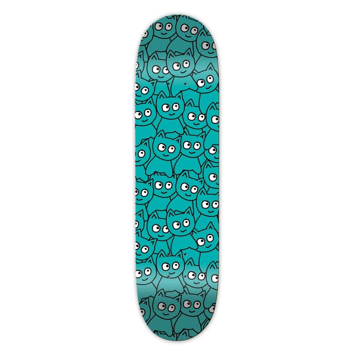 Meow Sticker Pile [Teal] deck