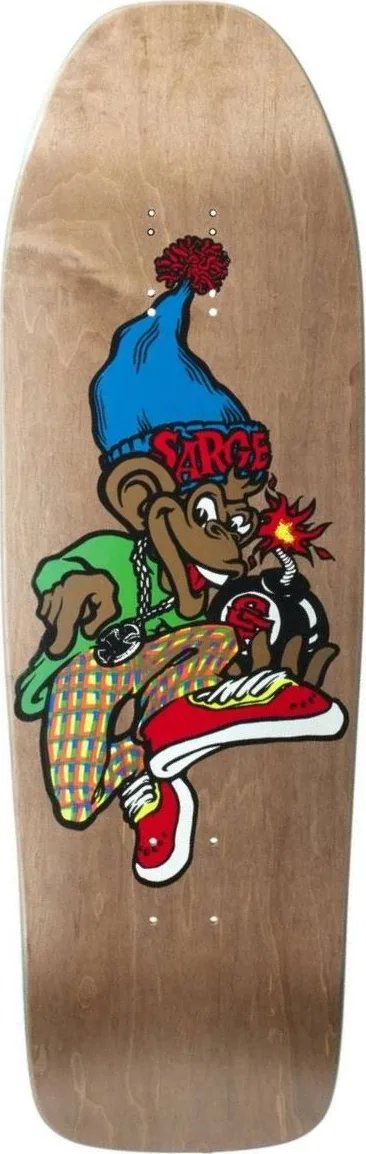 New Deal Danny Sargent Monkey Bomber (Brown) deck