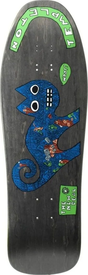 New Deal Ed Templeton Cat (Black) deck