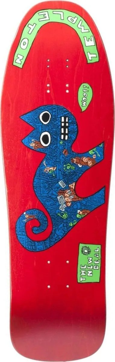 New Deal Ed Templeton Cat (Red) deck