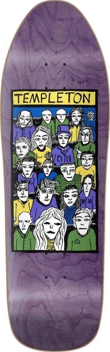 New Deal Ed Templeton Crowd (Purple) deck