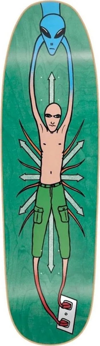 New Deal Mike Vallely Alien (Green Stain) deck