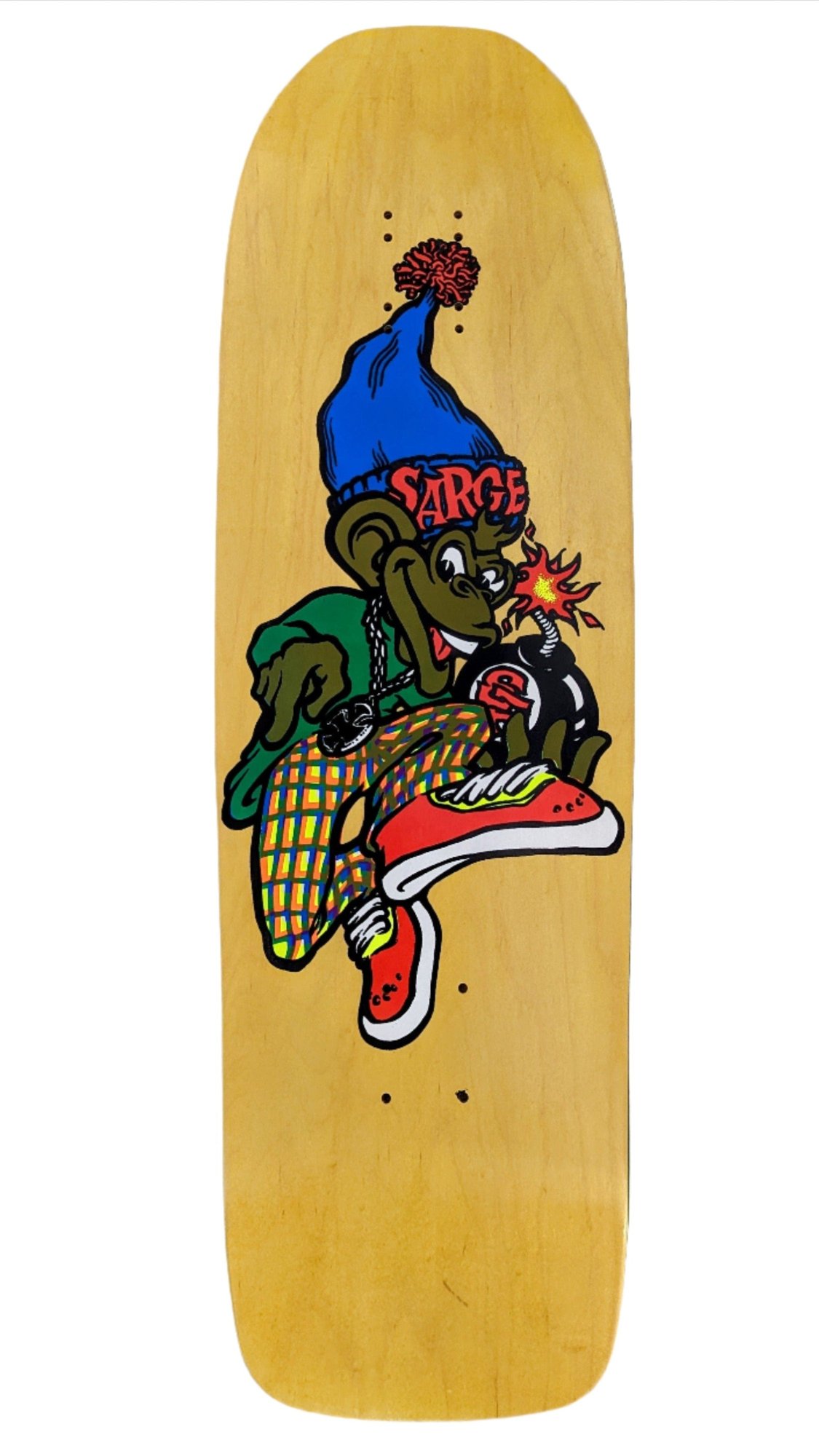 New Deal Sargent Monkey Bomber SCREEN PRINTED (Yellow) deck