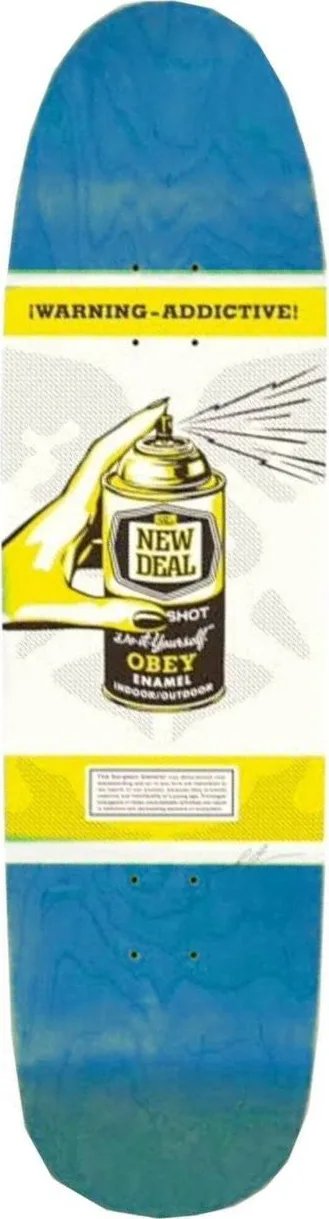 New Deal Shepard Fairey (Blue Stain) deck