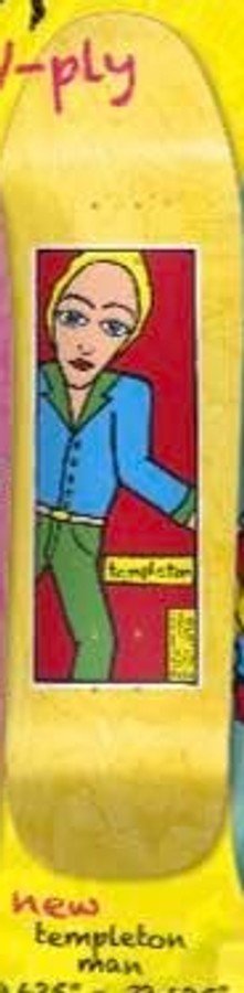 New Deal Templeton Man (Yellow Heat Transfer) deck