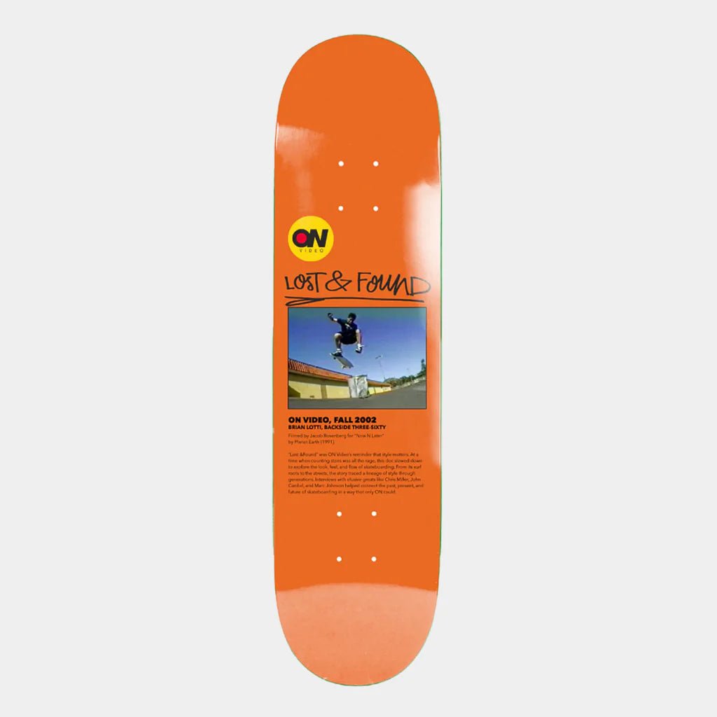 On Video Lost & Found Brian Lotti deck