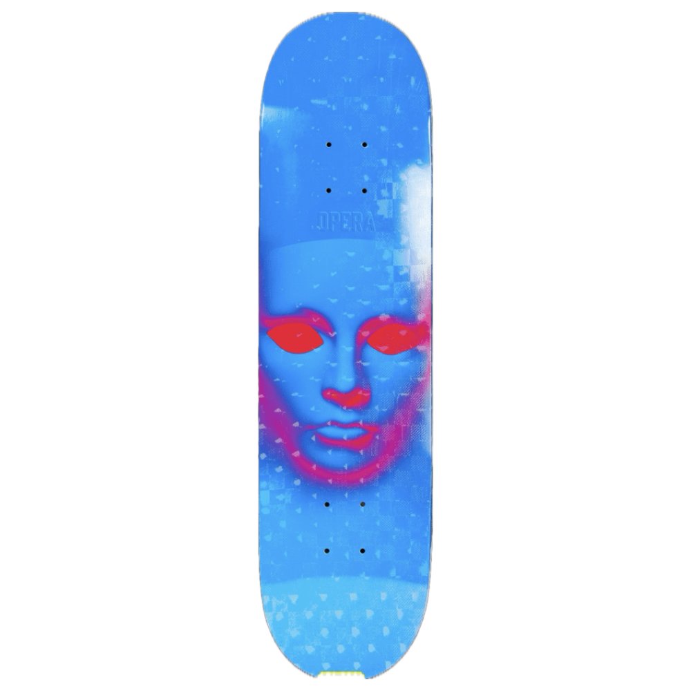 Opera Face (Holographic Blue) deck