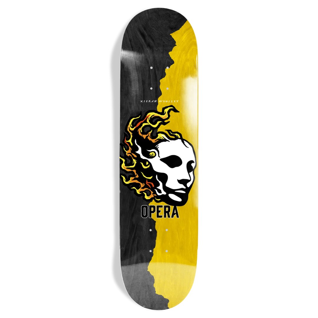 Opera Kieran Woolley Fire EX7 9 (Black/Yellow) deck