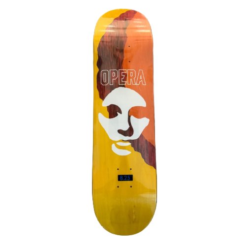 Opera Triple Torn Red Orange Yellow deck