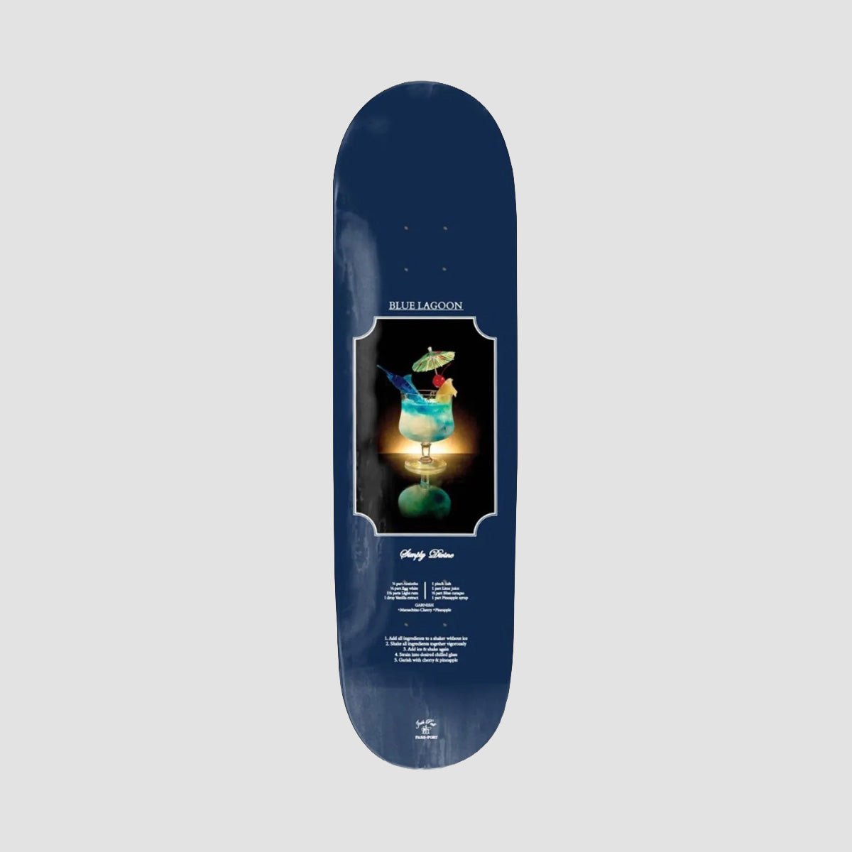 Passport Cocktail Pro Series Josh Blue Lagoon deck